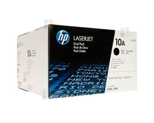 HP 10A (Q2610D) двойной картридж для принтера HP LaserJet 2300