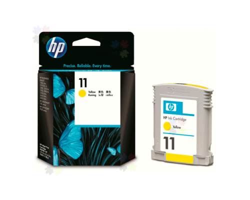 HP 11 (C4838A) желтый струйный картридж для HP Business Inkjet