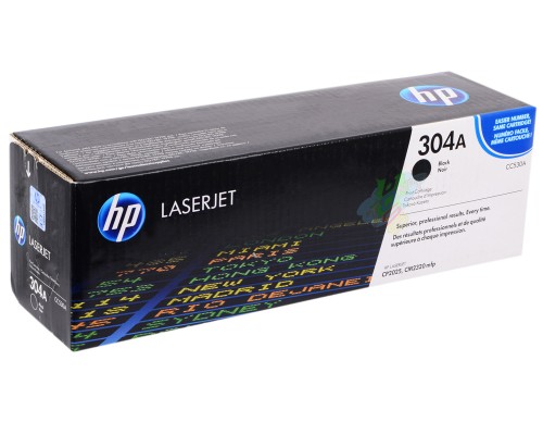 HP 304A (CC530A) картридж с черным тонером для HP Color LaserJet CM2320/CP2025 Series