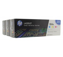 HP 304A CF372AM набор цветных картриджей для HP Color LaserJet CM2320/CP2025 Series