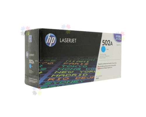 HP 502A (Q6471A) картридж голубой для HP Color LaserJet 3600