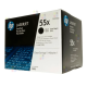HP 55X (CE255XD) 2-pack картридж черный для HP Color LaserJet P3015