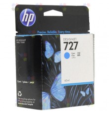 HP 727 (B3P13A) голубой картридж 40 мл. для HP DesignJet T920/2530